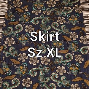 LulaRoe Cassie Skirt Sz Lg/XL